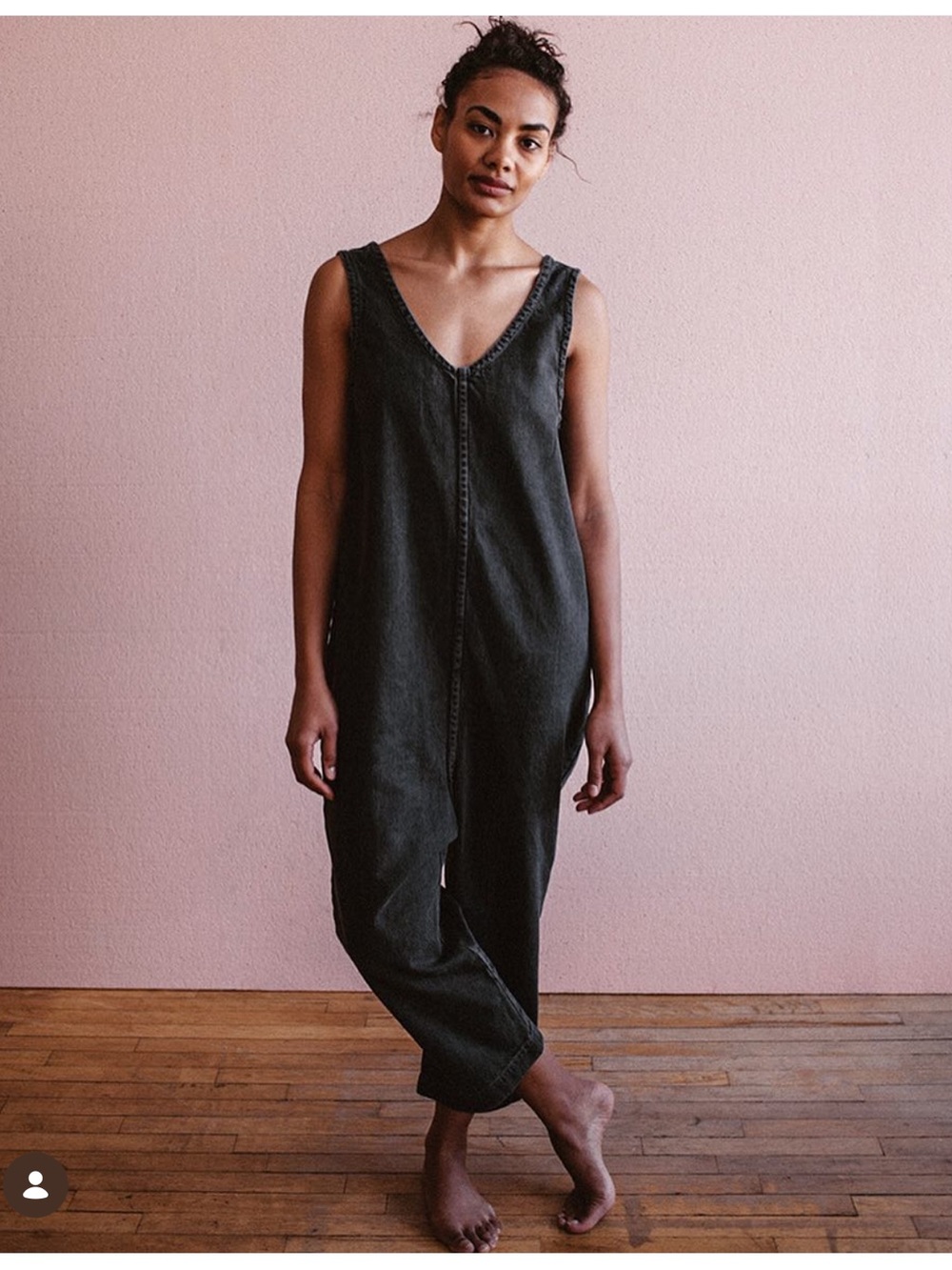 Aliya Wanek Noémie Jumper in Stonewashed Black